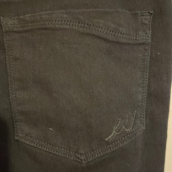 Express Black Cropped Mid Rise Legging Jeans, Size 10 - Picture 4 of 6